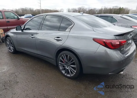 2024 Infiniti Q50 Red Sport 400 Awd из США, поврежденный, VIN JN1FV7DR2RM680666